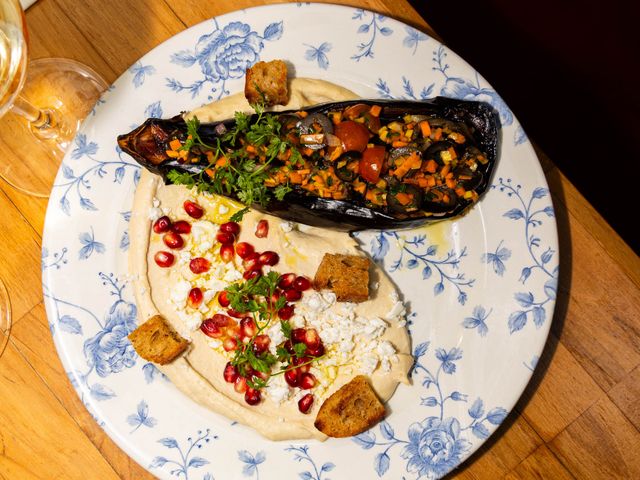 GARDEN COLOMBES Aubergine fondante à la féta