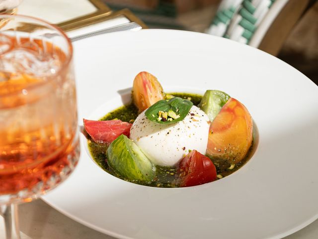 GARDEN COLOMBES Buratta et son pesto de pistache